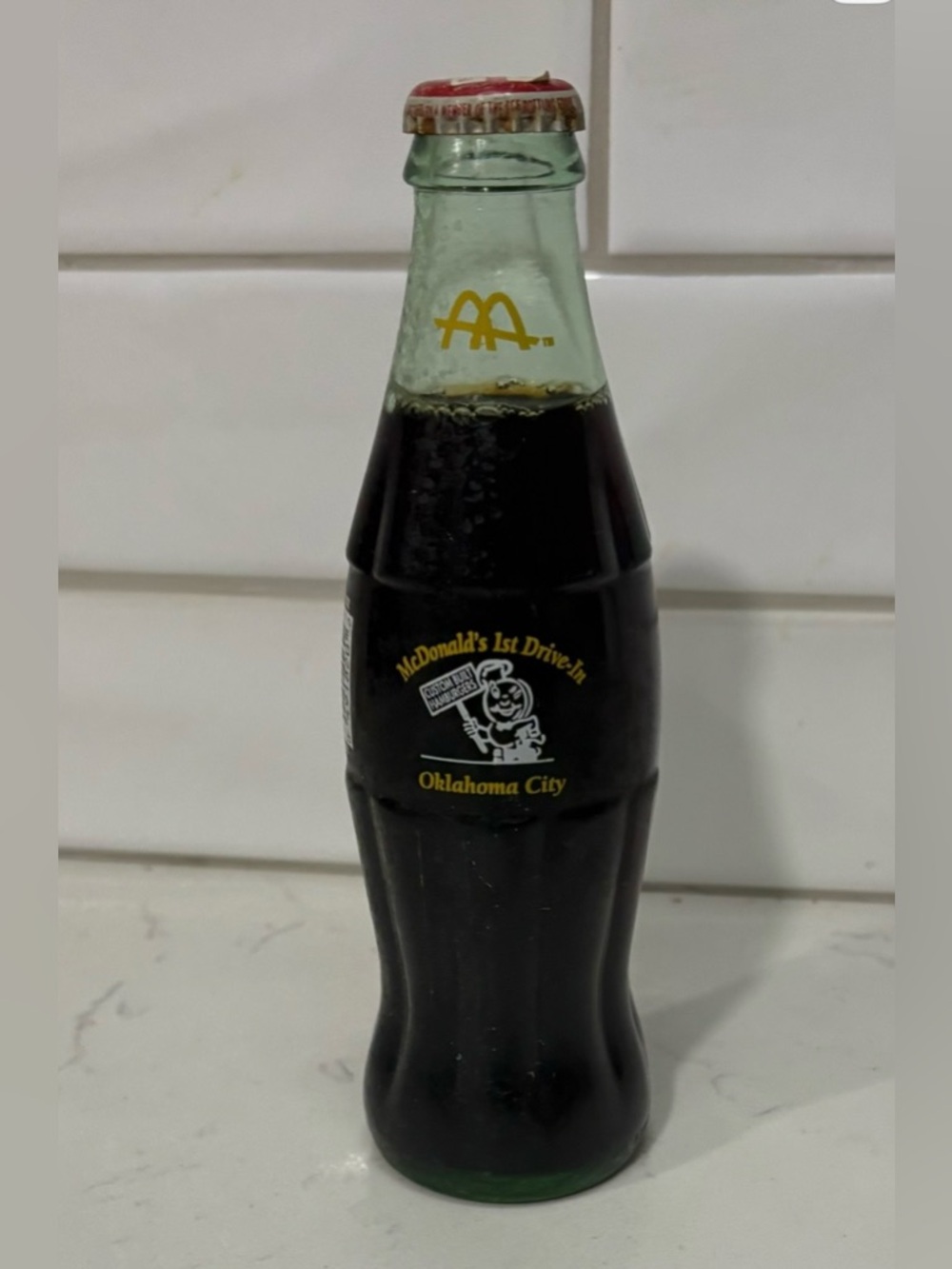 HTF 1994 McDonald's Ist Drive-In 8 oz
Oklahoma City Coca Cola Bottle, Unopened